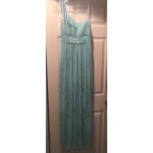 City Studio Teal and silver Dress